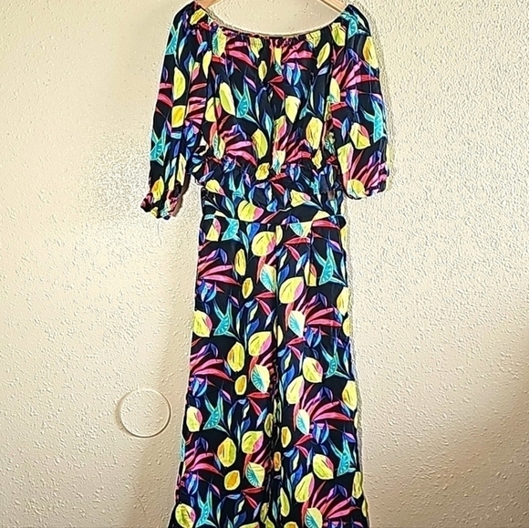 Tabitha Brown Lemon Print Top and Pants Set - Picture 8 of 15